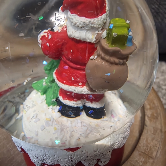 Santa “Believe” Christmas Snow Globe — Holiday Decor - Picture 7 of 9